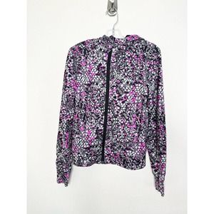 Ivivva Black Pink  Reversible Athletic Jacket size 8